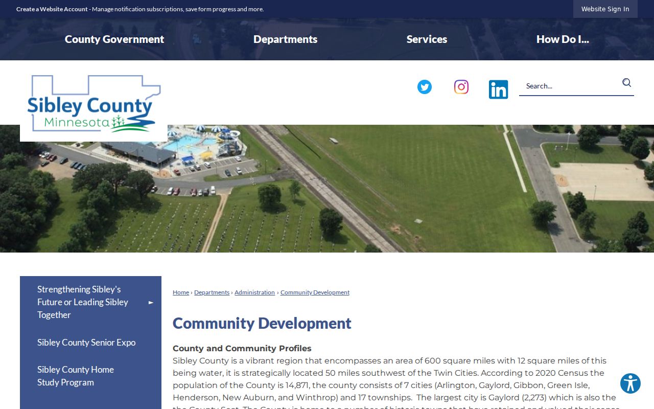 Sibley County Gaylord court docket community development source