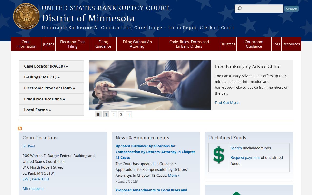 Sibley County court docket bankruptcy court record route
